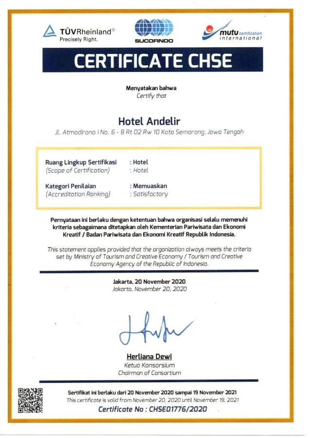 Andelir Hotel Simpang Lima Semarang Zewnętrze zdjęcie